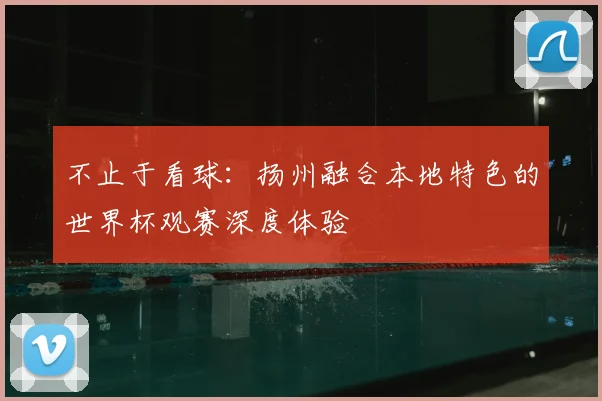 不止于看球:扬州融合本地特色的世界杯观赛深度体验