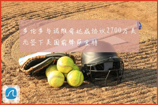 多伦多与诺维奇达成协议2700万美元签下美国前锋萨金特