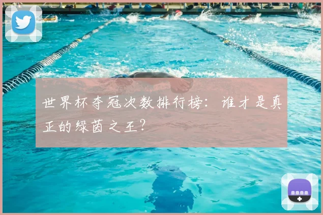 世界杯夺冠次数排行榜:谁才是真正的绿茵之王?